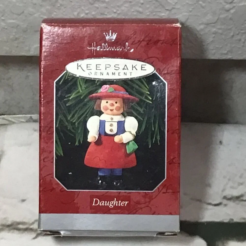 Vintage 90’s‎ Hallmark Keepsake Christmas Daughter Ornaments Lot Of 5 With Boxes